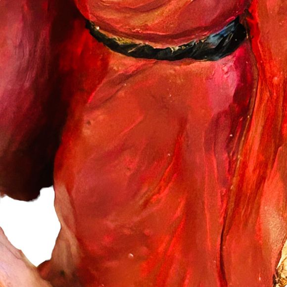 Vintage Bert Anderson Santa of Hope II 2 Figurine Statue 1996 4 1/2 inches - Picture 7 of 11